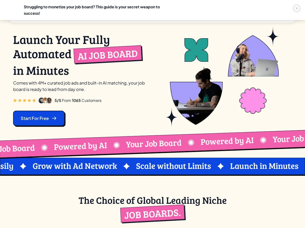 Artha Job Board product screenshot