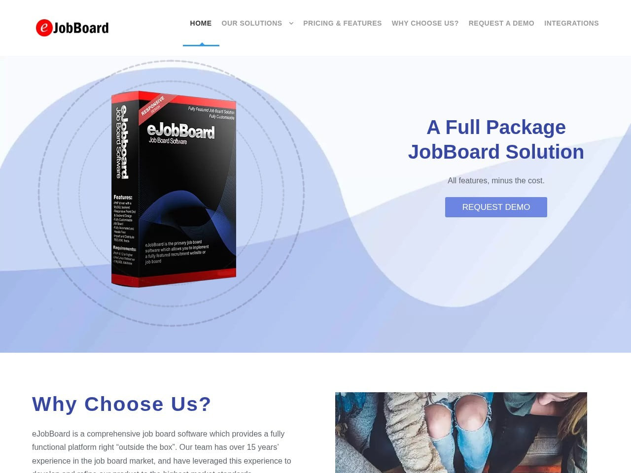eJobboard product screenshot