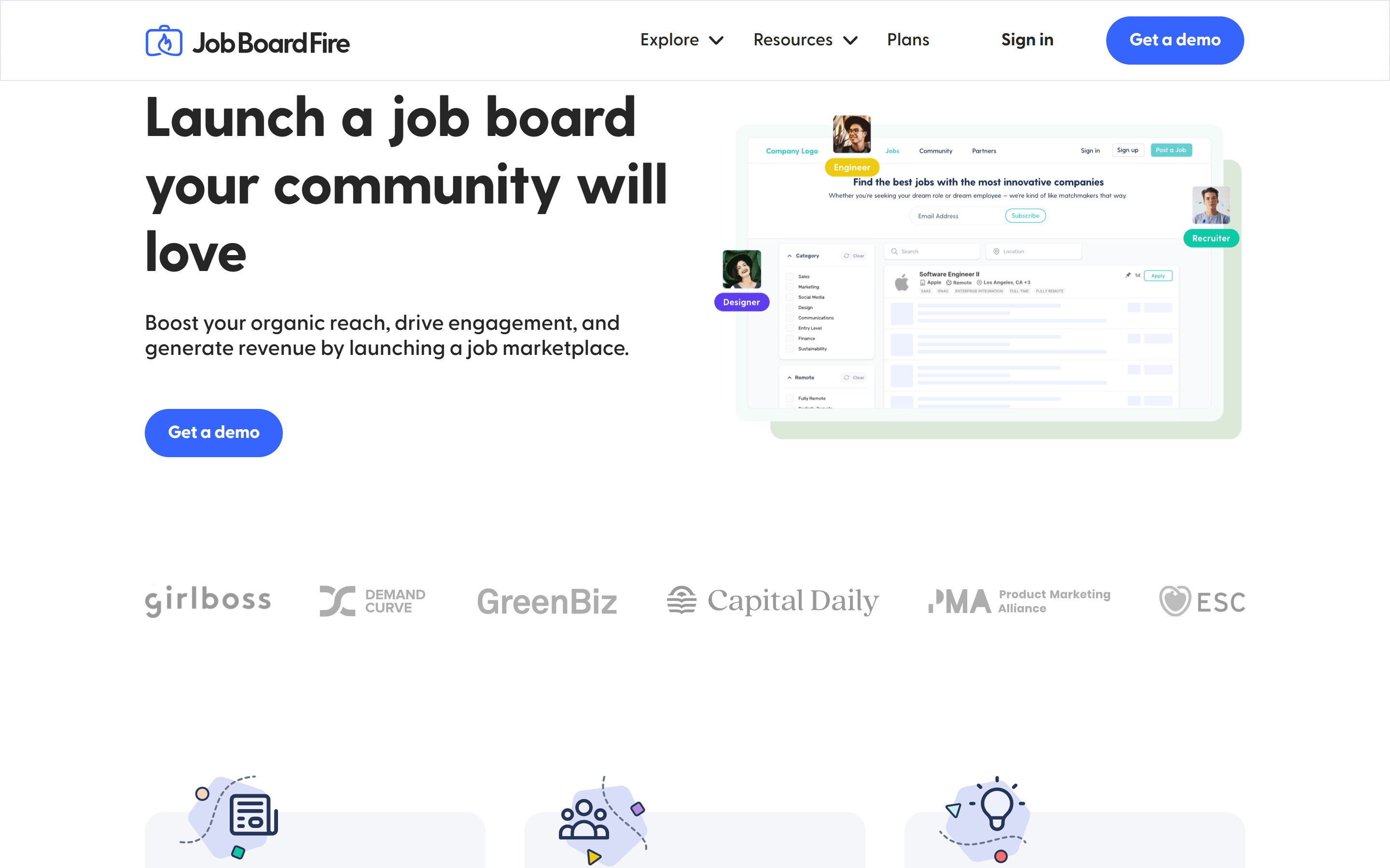 Job Board Fire product screenshot