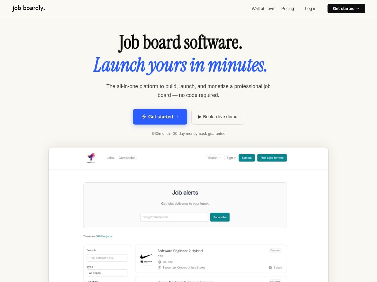 Job Boardly product screenshot