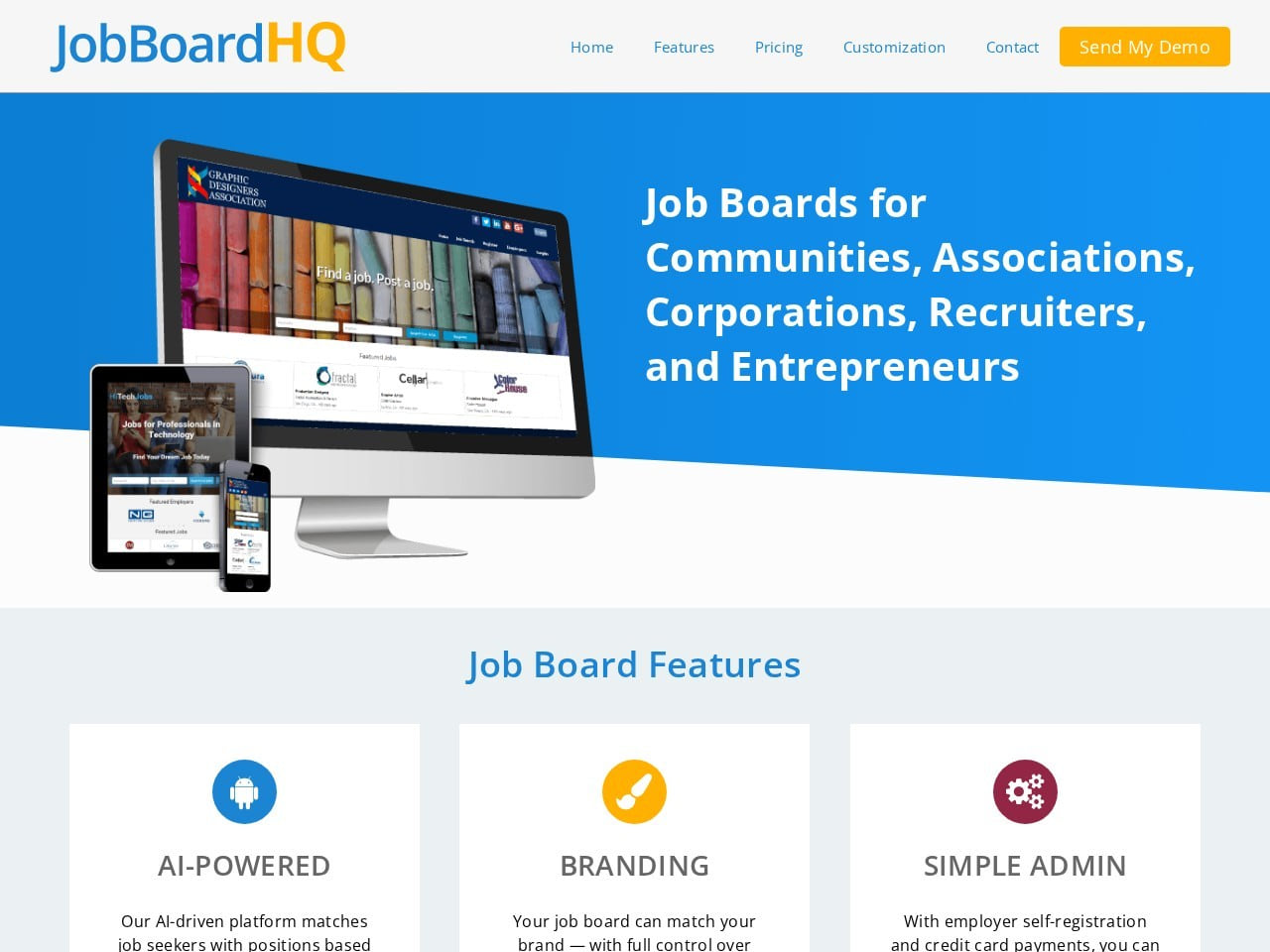 JobBoardHQ product screenshot