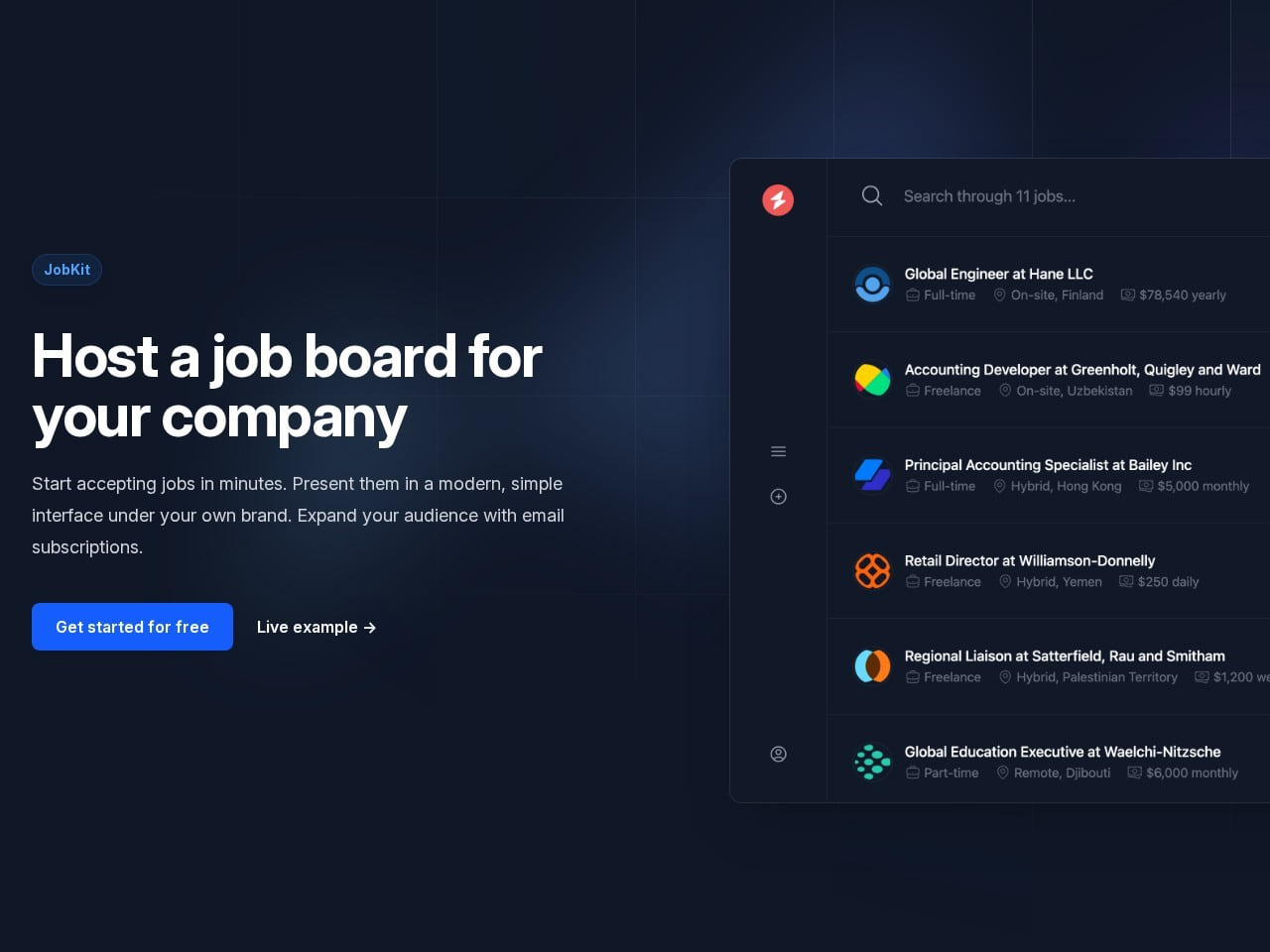 JobKit product screenshot