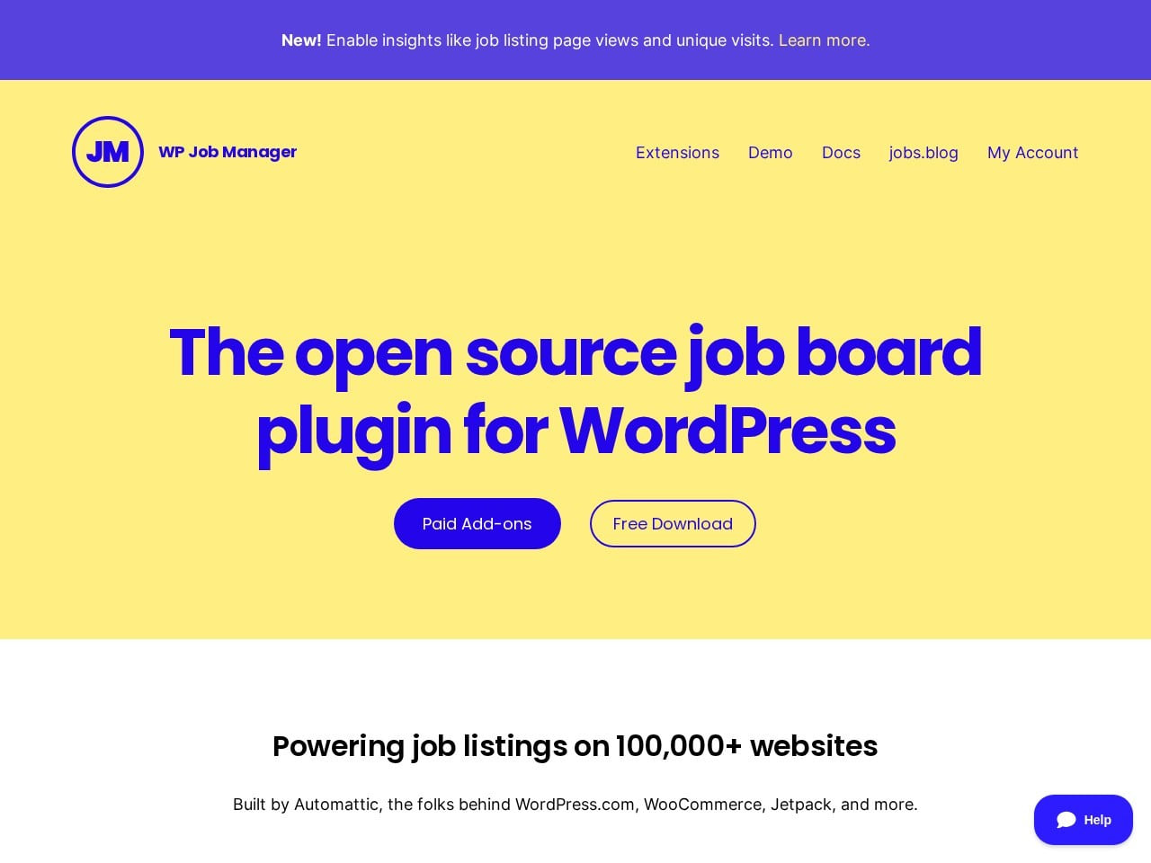 WP Job Manager product screenshot